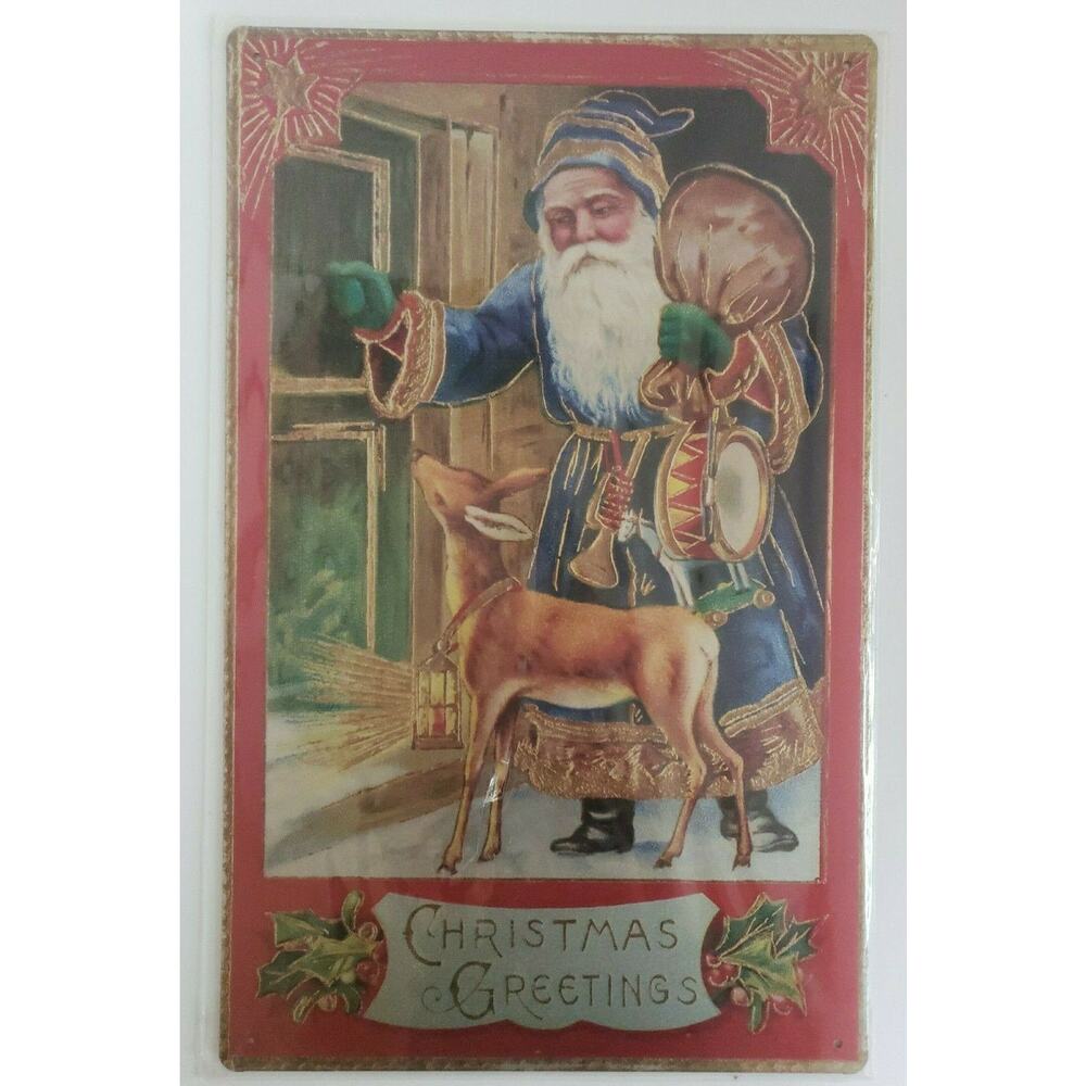 Christmas Greetings 16 x10 Ohio Wholesale Inc.Rustic Retro Metal Signs‎ 44698